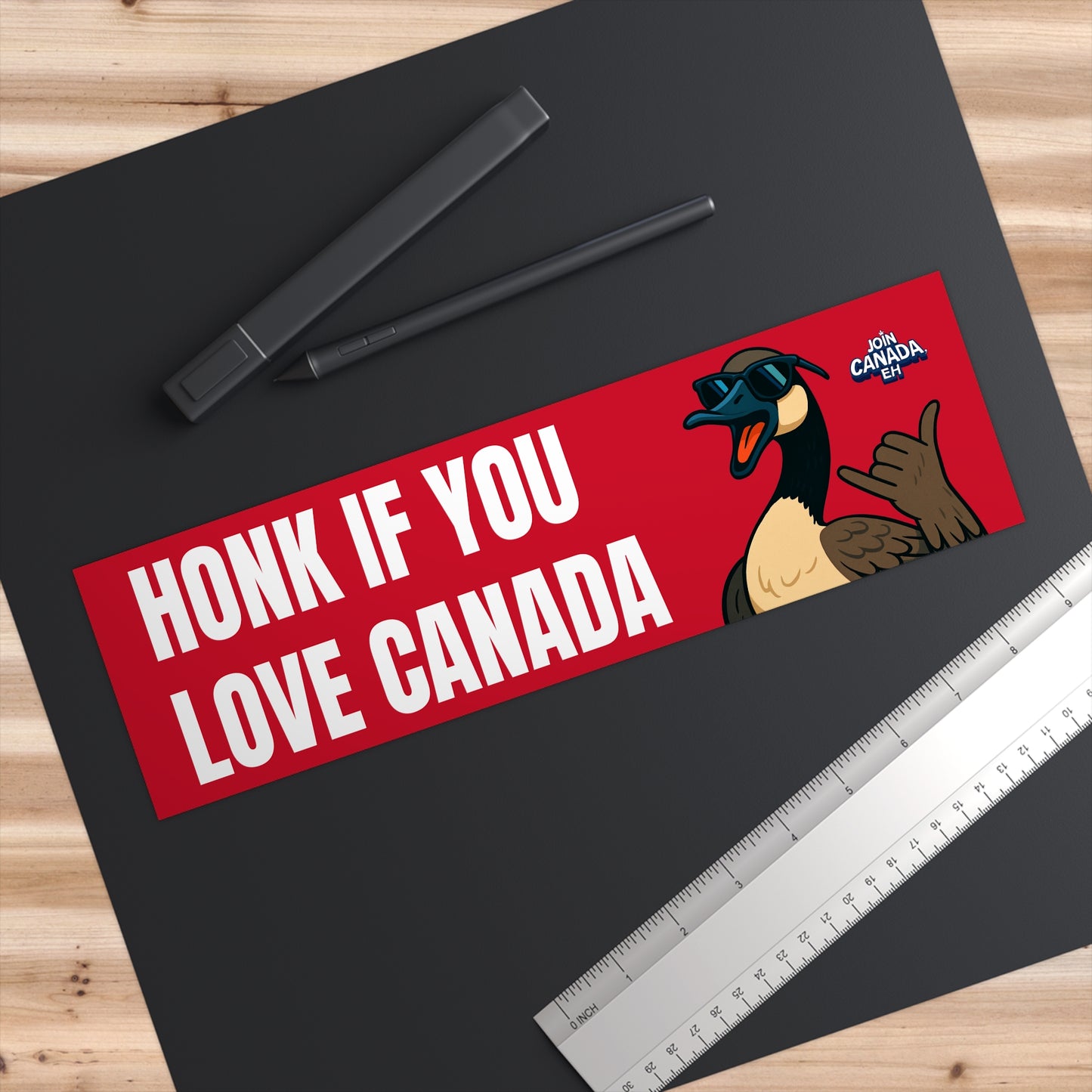 "Honk if you love Canada" Bumper Sticker
