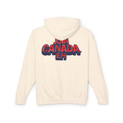 "Mountie Goose Salutes You" Unisex Lightweight Hooded Sweatshirt