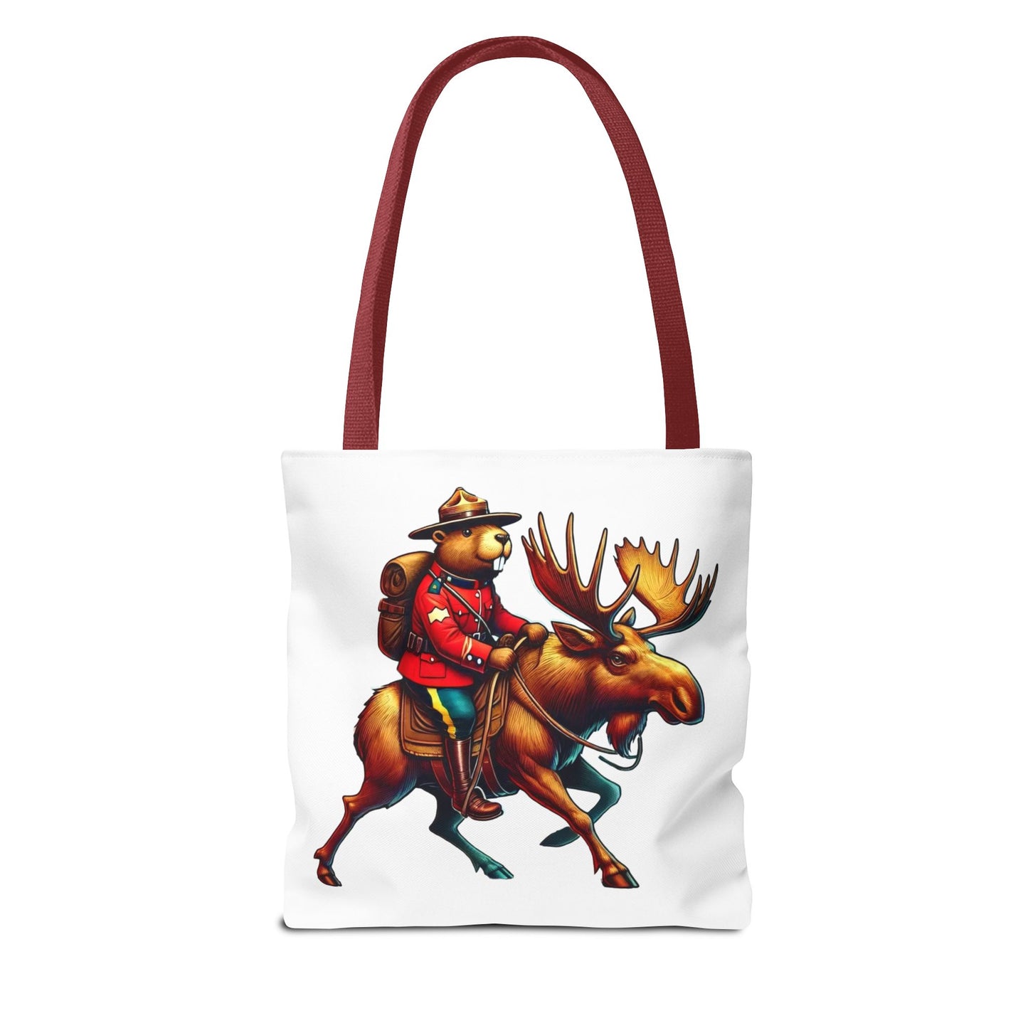 "Mountie Moose Needs You!" Tote Bag (AOP)