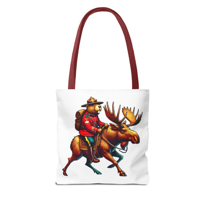 "Mountie Moose Needs You!" Tote Bag (AOP)