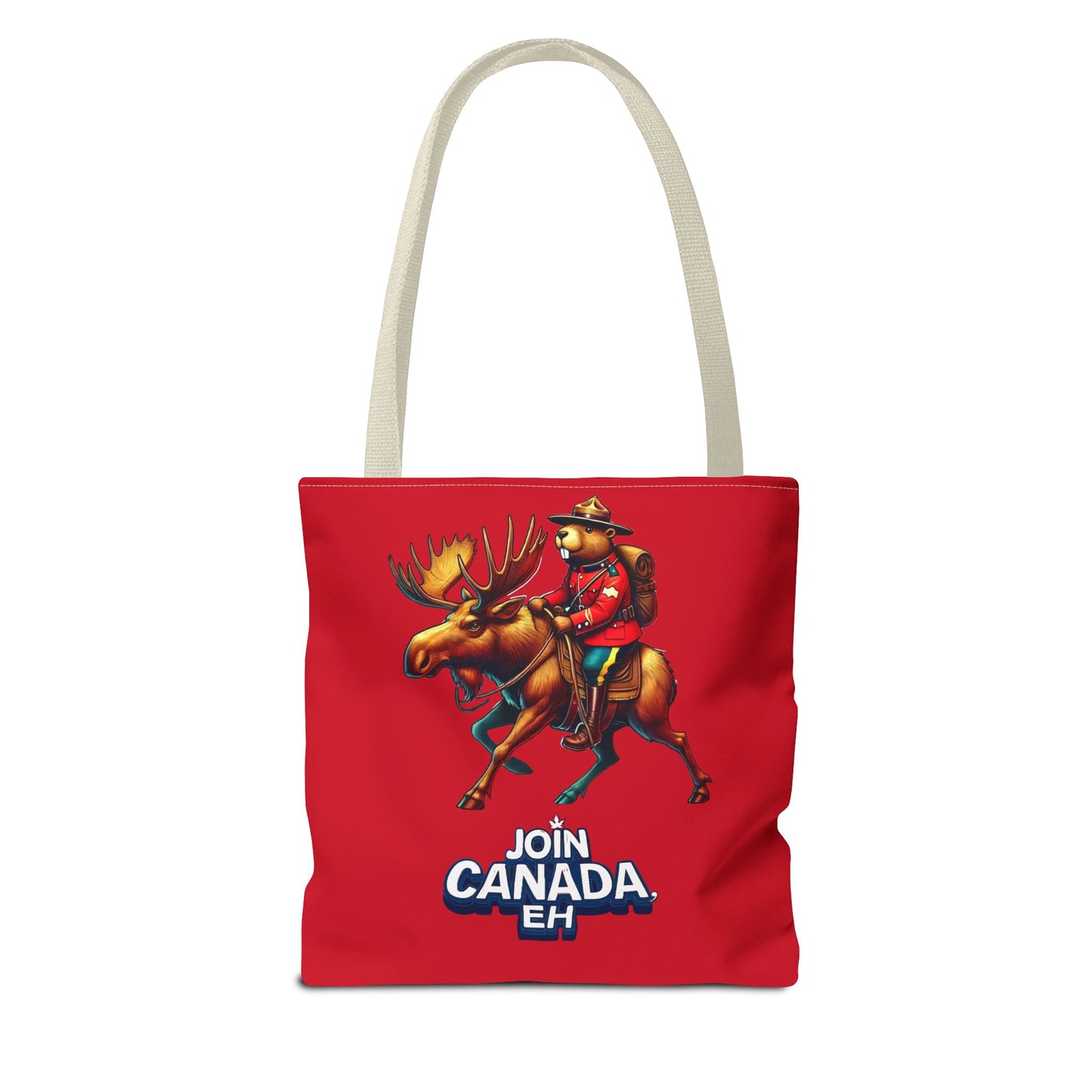 "Mountie Moose Needs You!" Tote Bag (AOP)