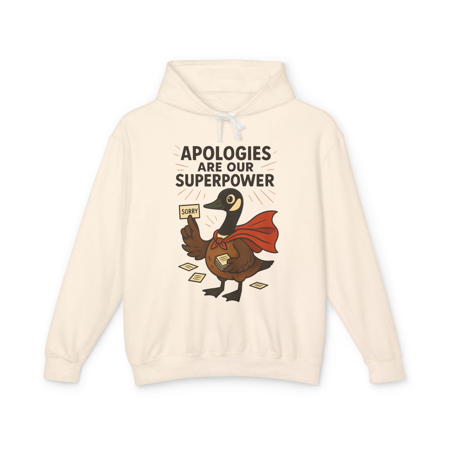 Unisex Lightweight Hooded Sweatshirt