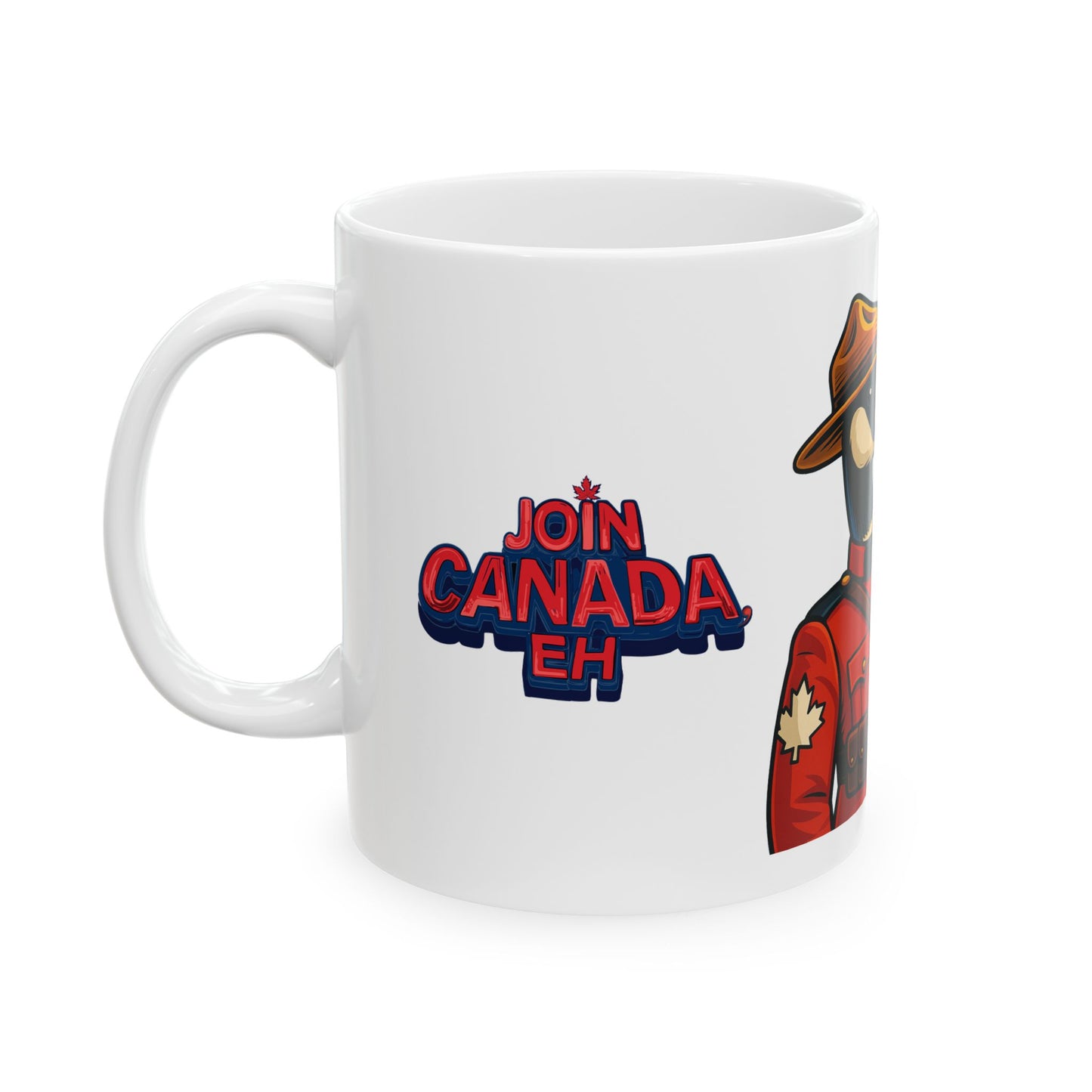 "Mountie Goose Salutes You" Ceramic Mug, (11oz, 15oz)