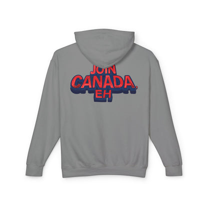 "Mountie Goose Salutes You" Unisex Lightweight Hooded Sweatshirt