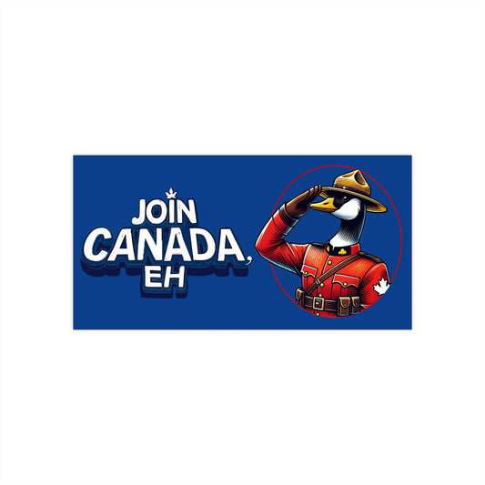 "Mountie Goose Salutes You" Bumper Sticker