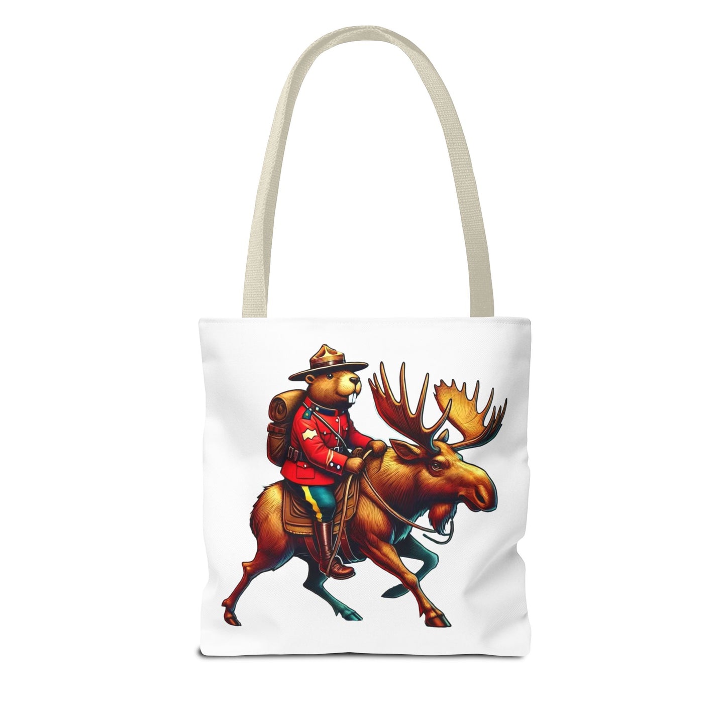 "Mountie Moose Needs You!" Tote Bag (AOP)