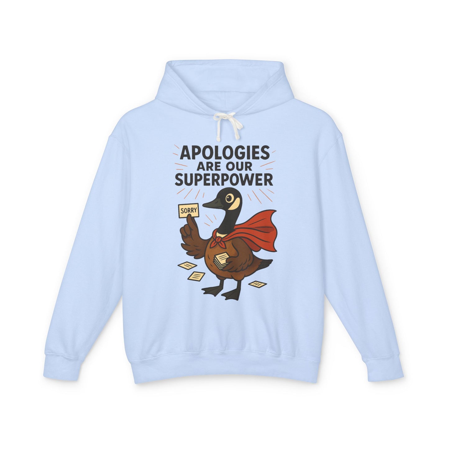 Unisex Lightweight Hooded Sweatshirt