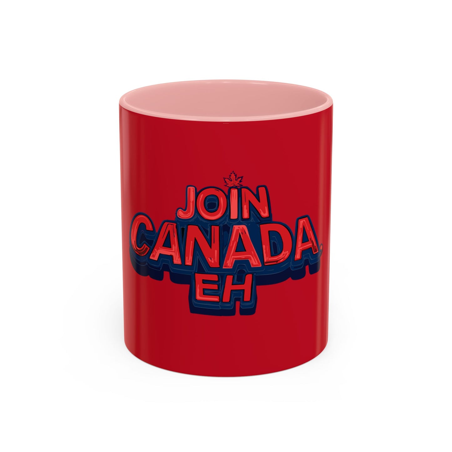 "Join Canada, Eh" Accent Coffee Mug (11, 15oz)