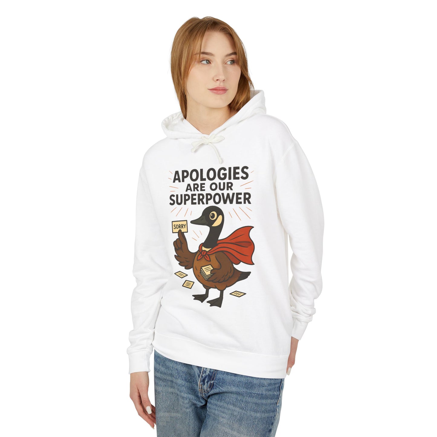 Unisex Lightweight Hooded Sweatshirt