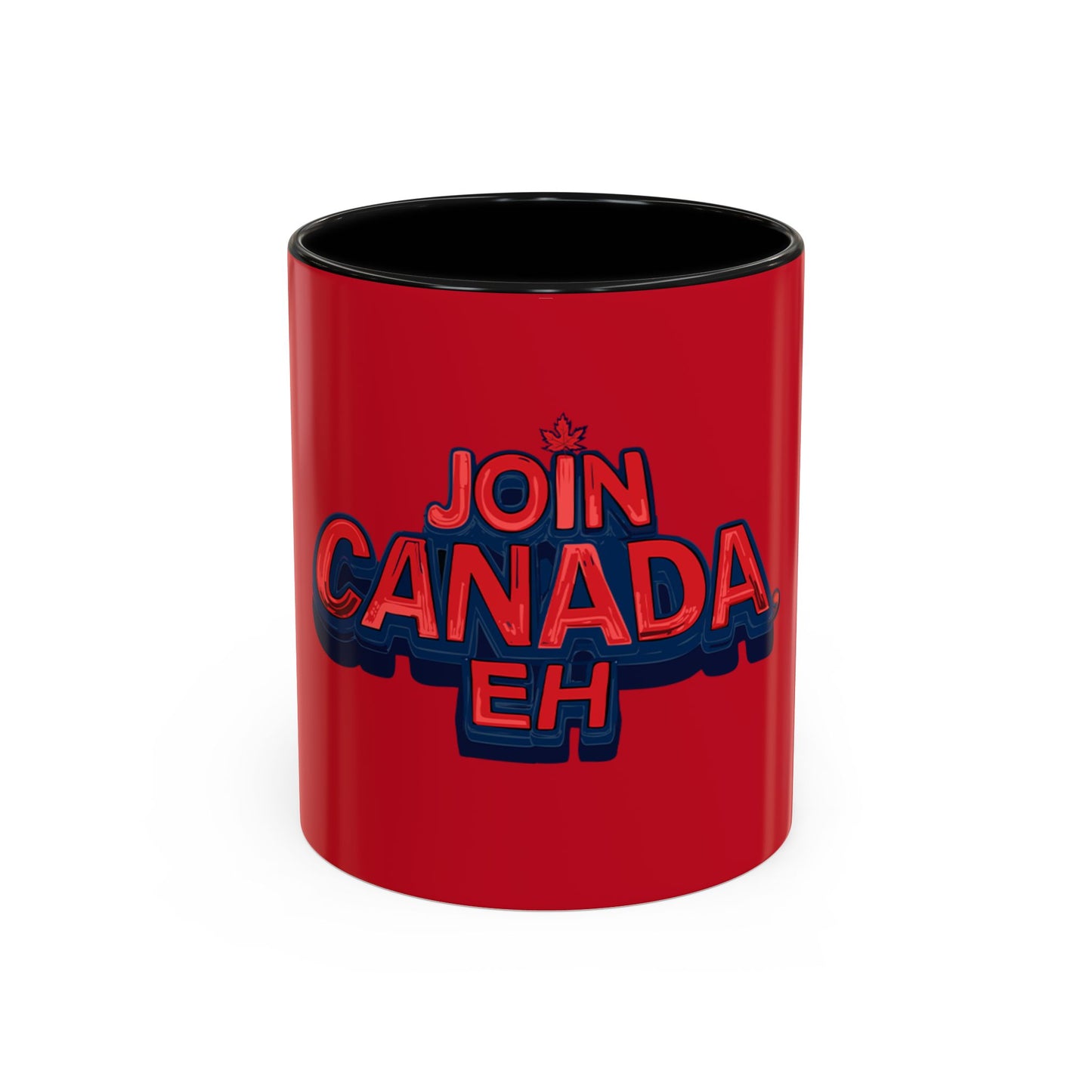 "Join Canada, Eh" Accent Coffee Mug (11, 15oz)