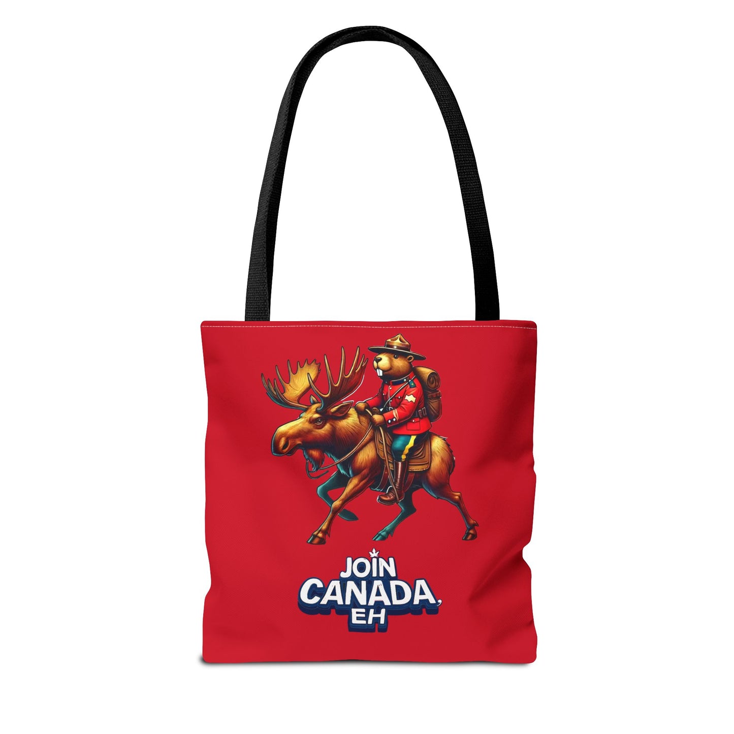 "Mountie Moose Needs You!" Tote Bag (AOP)