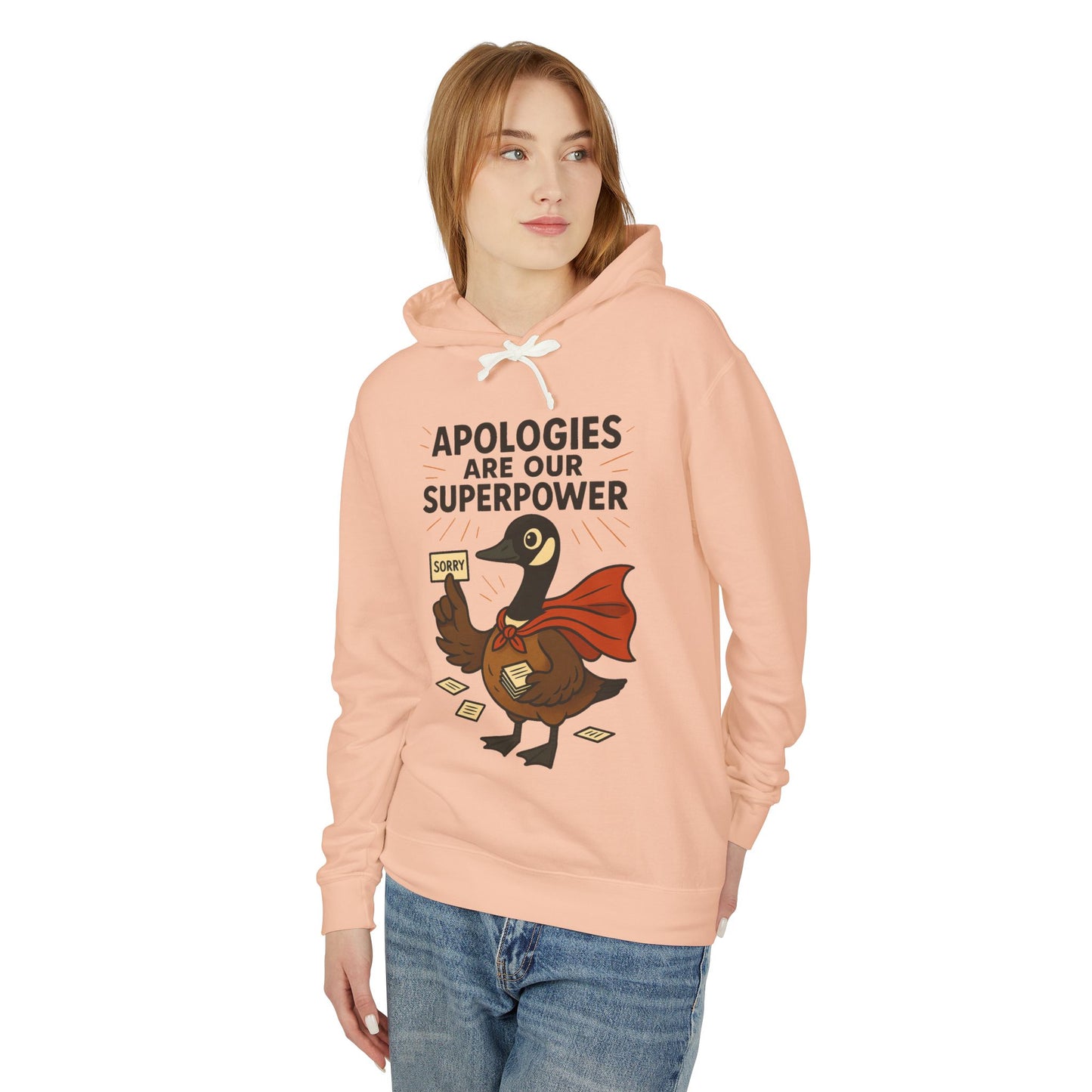 Unisex Lightweight Hooded Sweatshirt