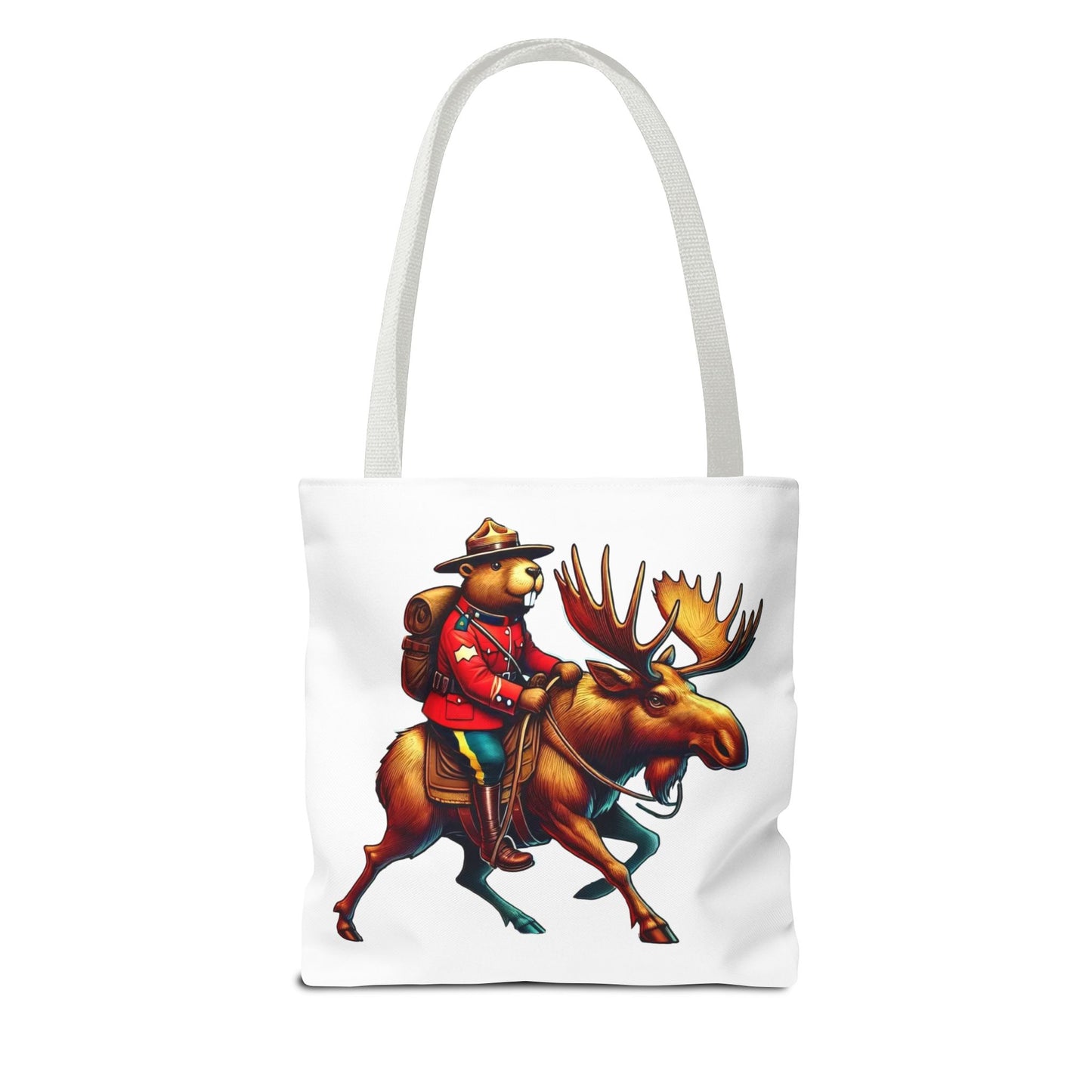 "Mountie Moose Needs You!" Tote Bag (AOP)