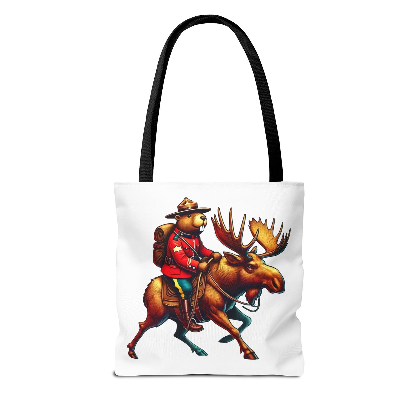 "Mountie Moose Needs You!" Tote Bag (AOP)
