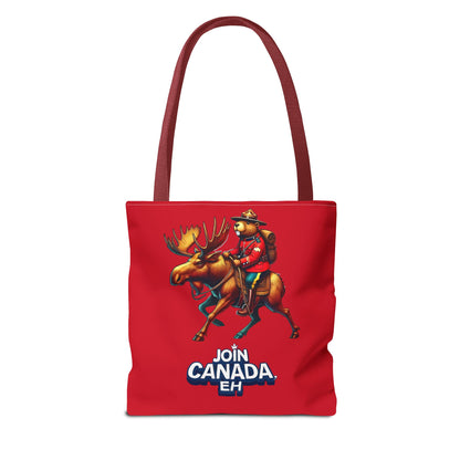 "Mountie Moose Needs You!" Tote Bag (AOP)