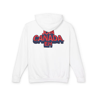 "Mountie Goose Salutes You" Unisex Lightweight Hooded Sweatshirt