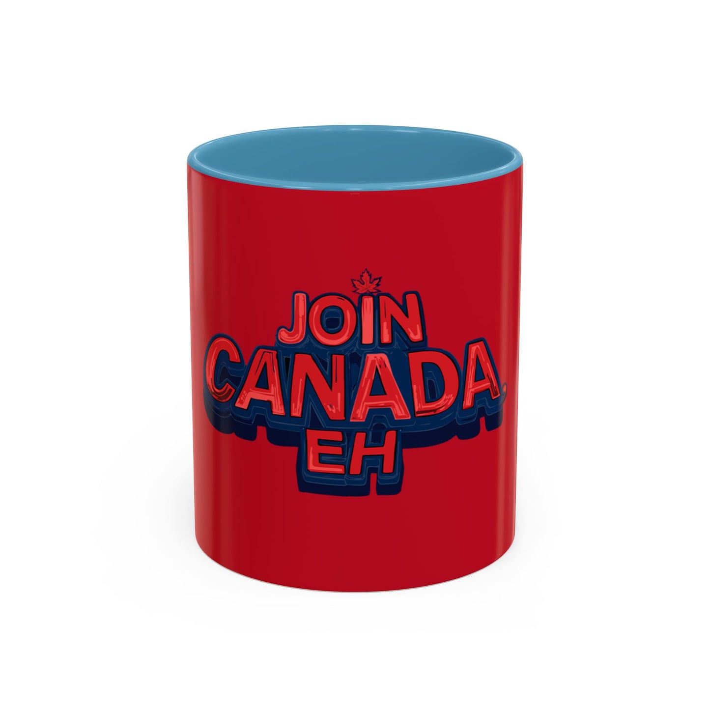 "Join Canada, Eh" Accent Coffee Mug (11, 15oz)