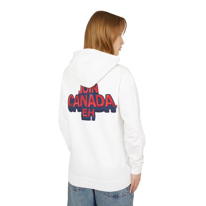 "Mountie Goose Salutes You" Unisex Lightweight Hooded Sweatshirt
