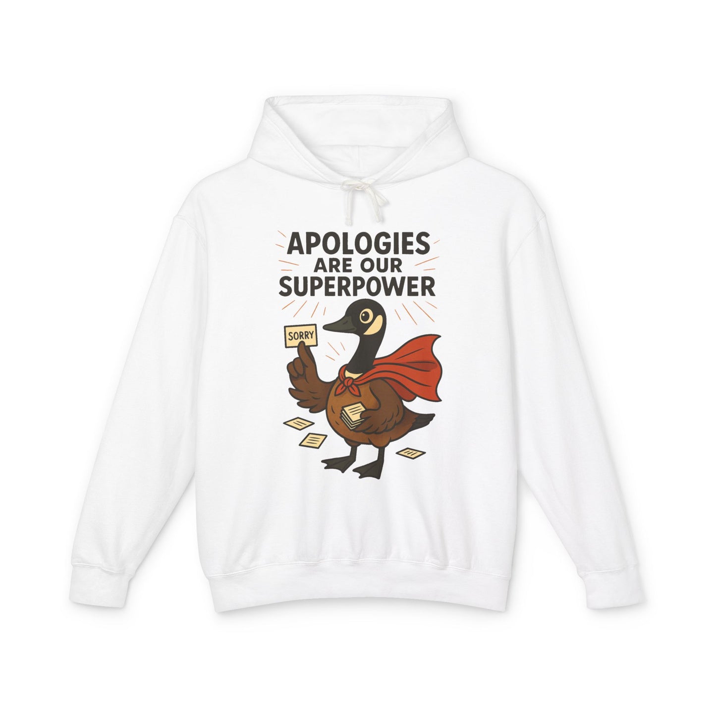 Unisex Lightweight Hooded Sweatshirt