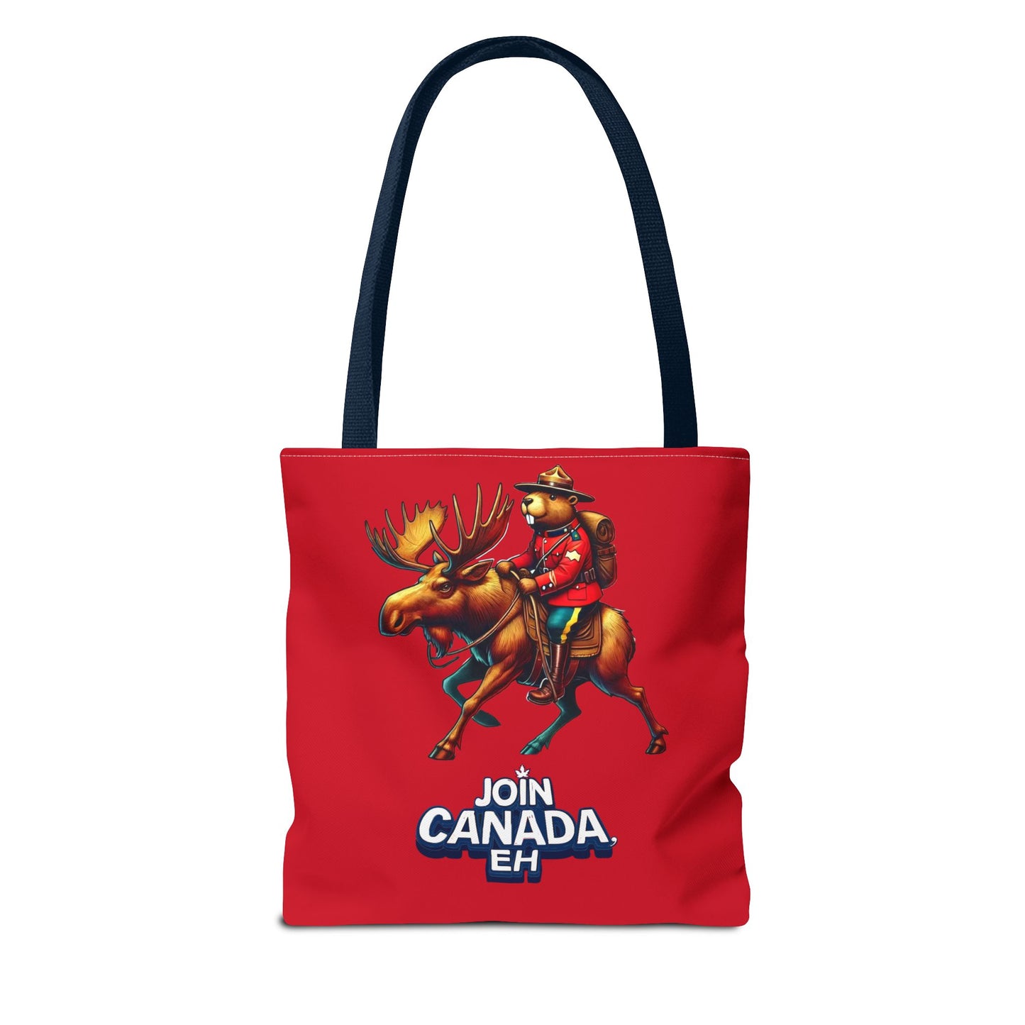 "Mountie Moose Needs You!" Tote Bag (AOP)