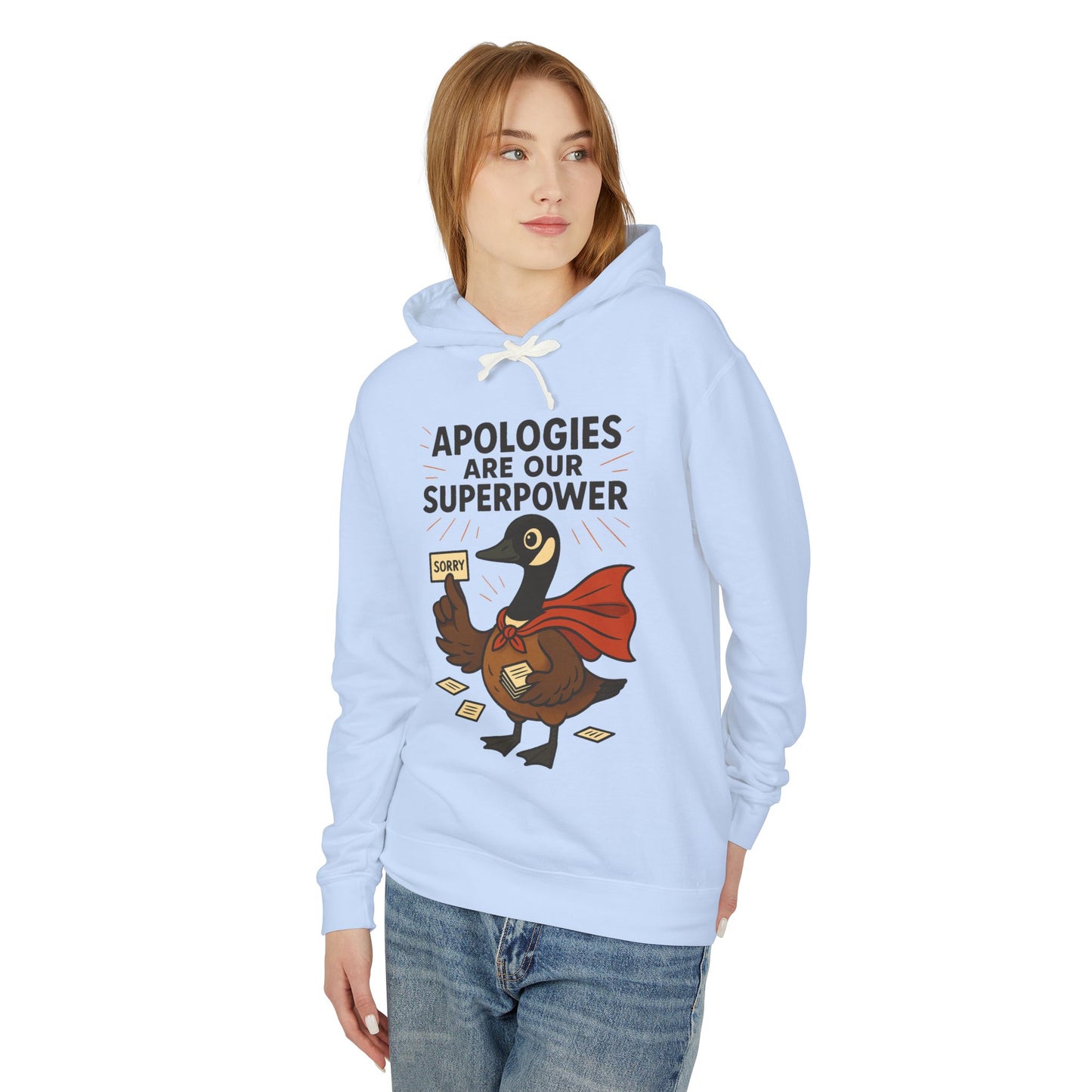 Unisex Lightweight Hooded Sweatshirt