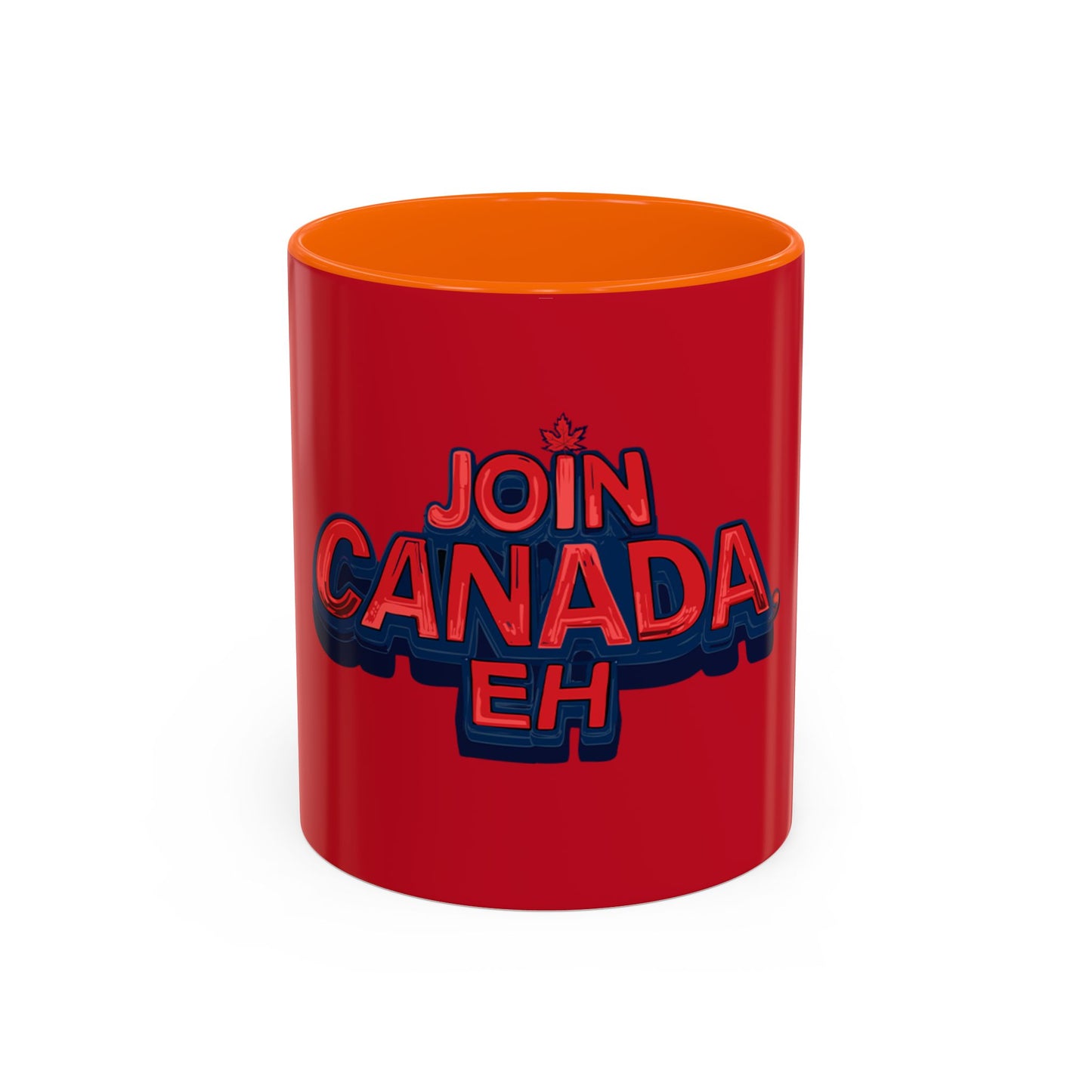 "Join Canada, Eh" Accent Coffee Mug (11, 15oz)