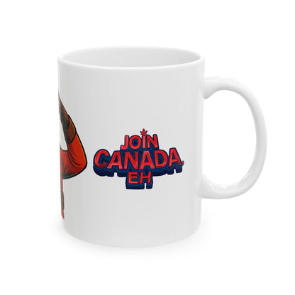 "Mountie Goose Salutes You" Ceramic Mug, (11oz, 15oz)