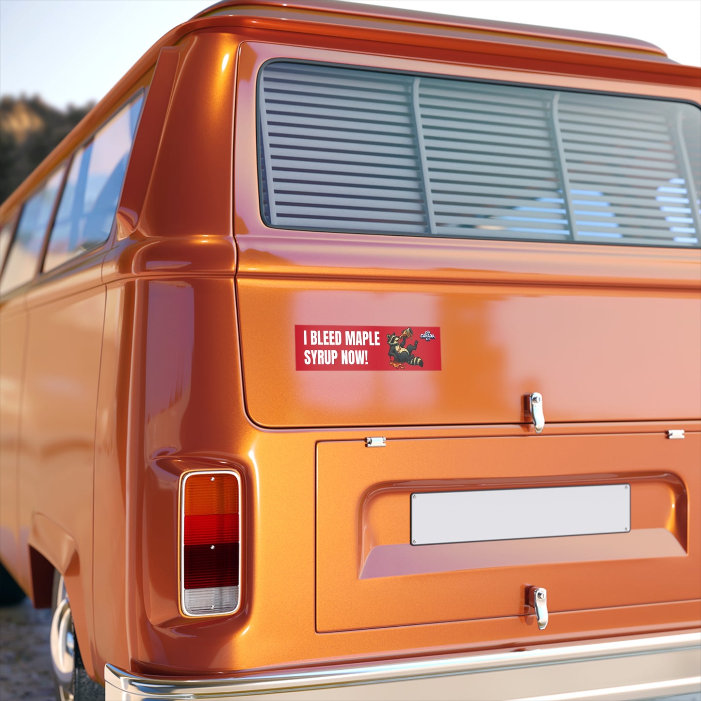 "I Bleed Maple Syrup Now" Bumper Sticker
