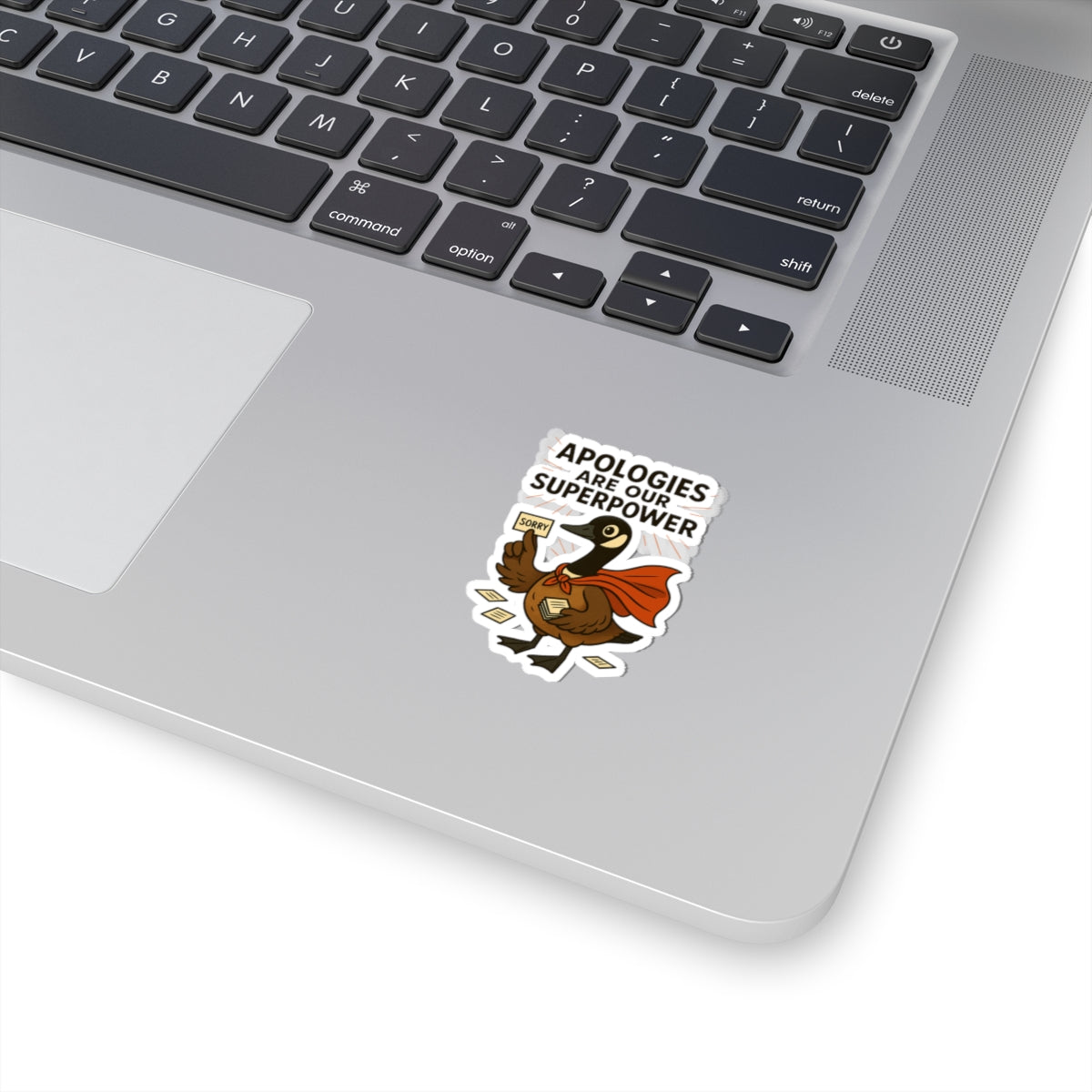 "Apologies Are Our Superpower" Kiss-Cut Stickers