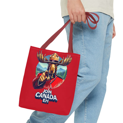"Mountie Moose Needs You!" Tote Bag (AOP)