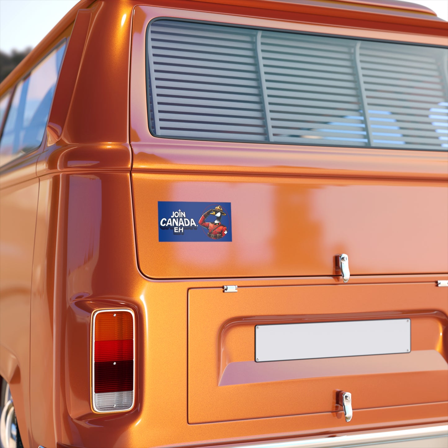 "Mountie Goose Salutes You" Bumper Sticker